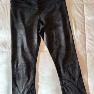 lululemon athletica Black Camouflage Leggings